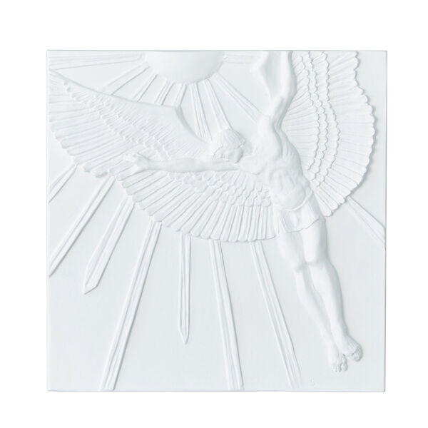White Winged Plaster Wall Panel, image 2