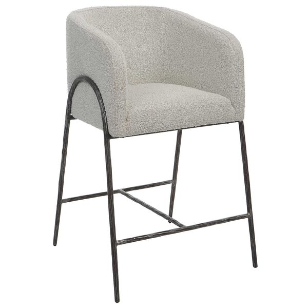 Jacobsen Natural Black and Gray Counter Stool, image 1
