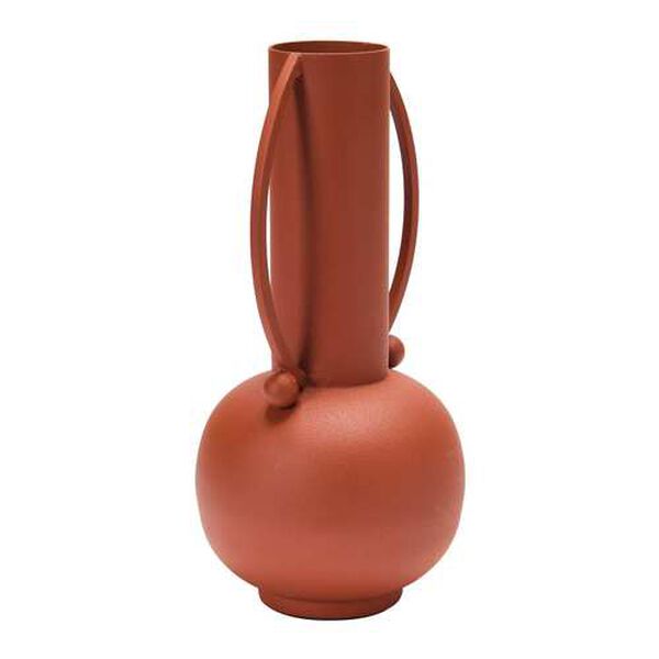 Russet Textured Metal Vase, image 5