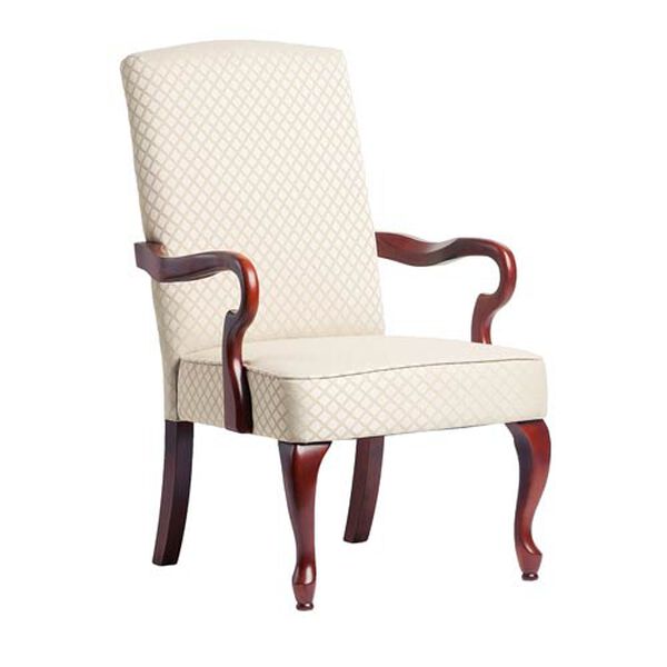Beige Goose Neck Arm Chair, image 1
