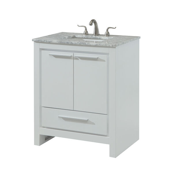 Filipo White 30-Inch Vanity Sink Set, image 2