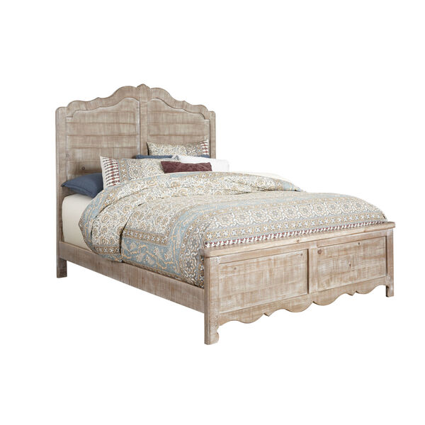 Chatsworth Chalk Complete Queen Panel Bed, image 1