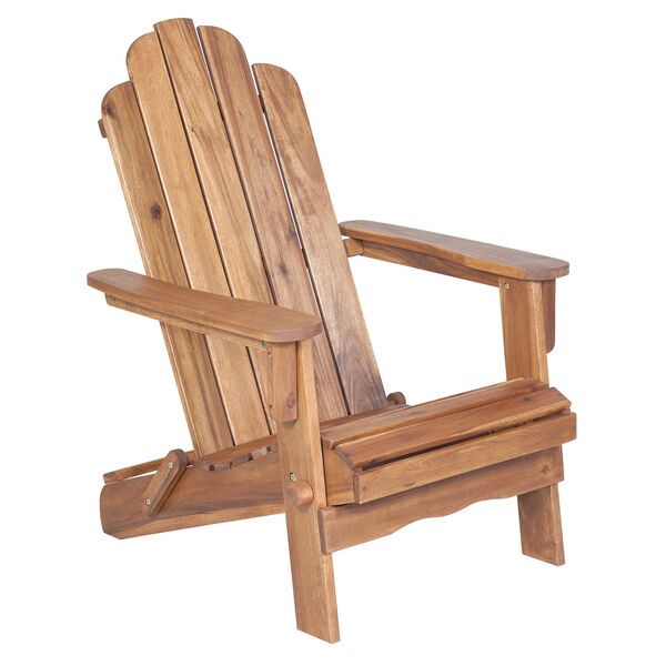 Acacia Adirondack Chair - Brown, image 6