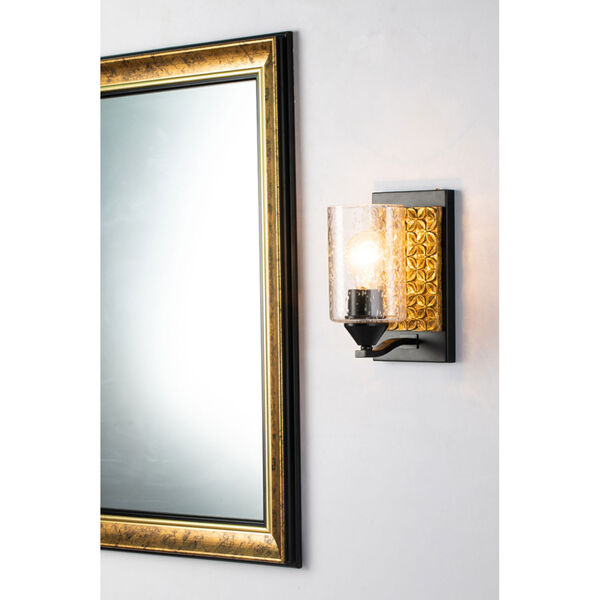 Arcadia Matte Black Bronze One-Light Wall Sconce, image 3