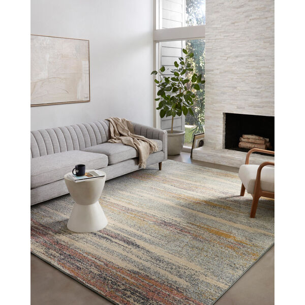 Bowery Pebble Multicolor Rectangular: 5 Ft. 5 In. x 7 Ft. 6 In. Rug, image 3