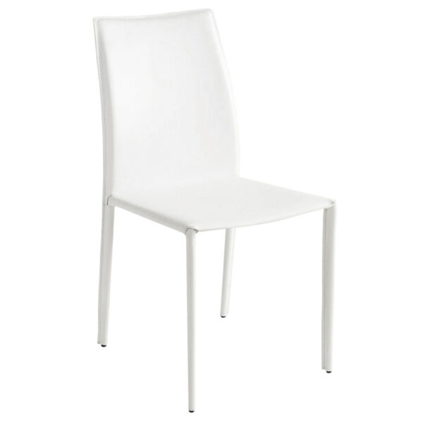 Sienna Matte White Dining Chair, image 1