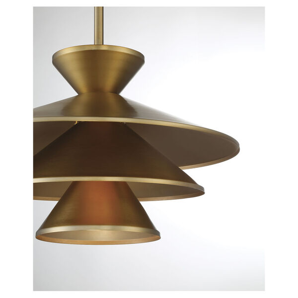 Essex Natural Brass One-Light Pendant, image 5