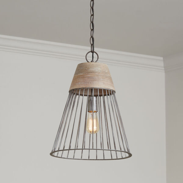 Russell Urban Wash 14-Inch One-Light Pendant, image 2