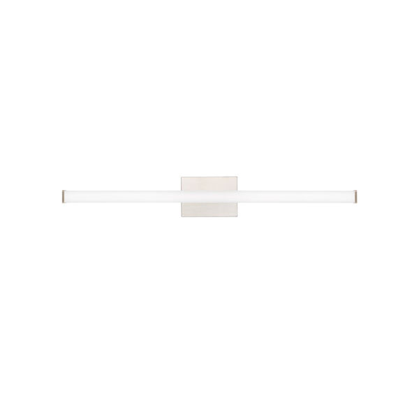 Lufe Satin Nickel 36-Inch LED Bath Bar, image 1
