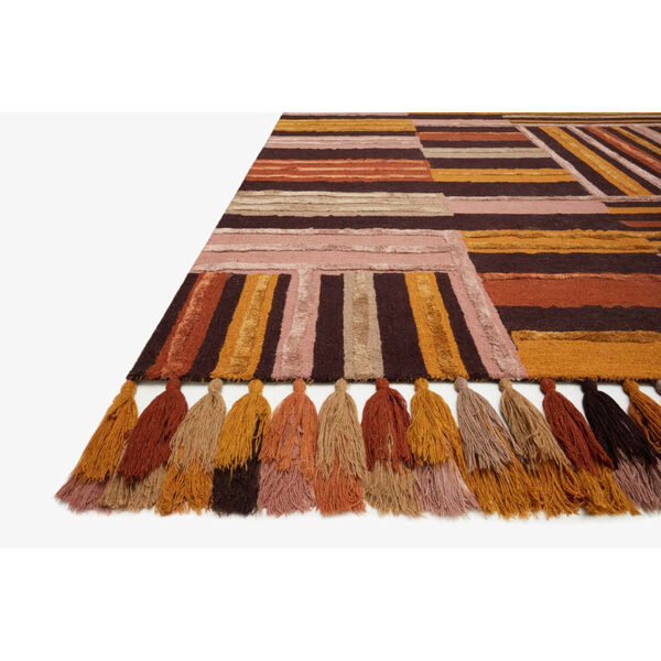 Justina Blakeney Jamila Spice and Bordeaux Rectangle: 2 Ft. 6 In. x 7 Ft. 6 In. Rug, image 5