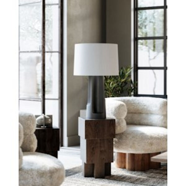 Canyon Espresso and Airy White One-Light Table Lamp, image 2