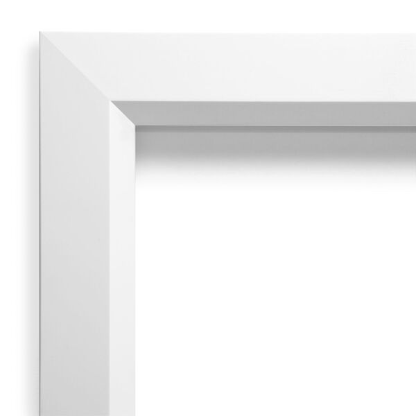 Blanco White 22W X 28H-Inch Decorative Wall Mirror, image 2