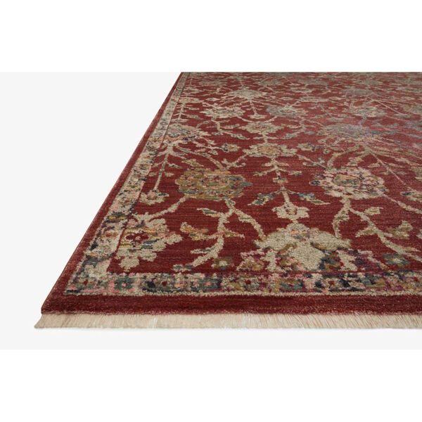 Giada Red and Multicolor Rectangle: 9 Ft. x 12 Ft. Rug, image 3