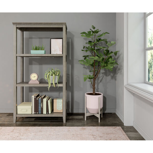Washed Grey 3-Tier Bookcase, image 3