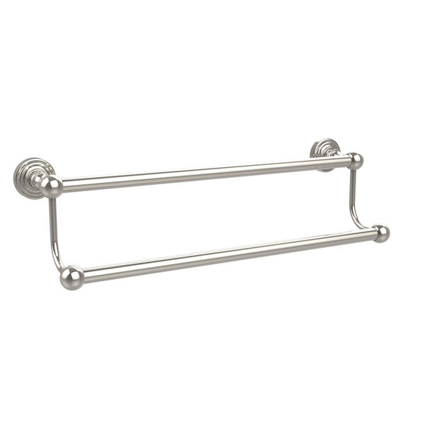 Waverly Place Collection 18 Inch Double Towel Bar, Polished Nickel, image 1