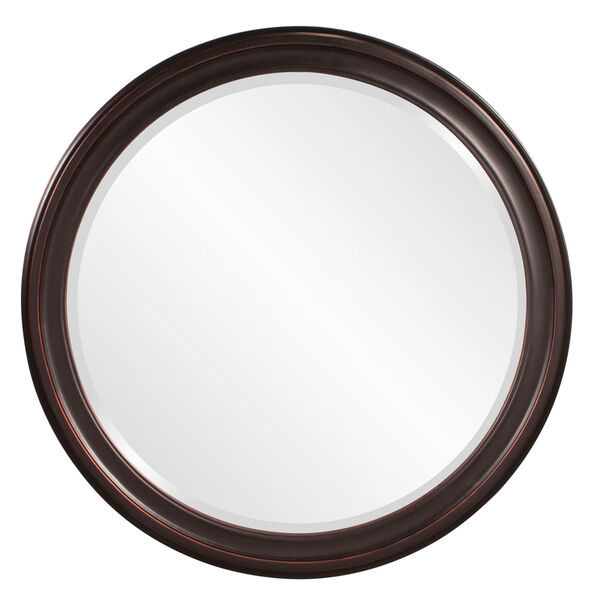 George Oil Rubbed Bronze Round Mirror, image 1