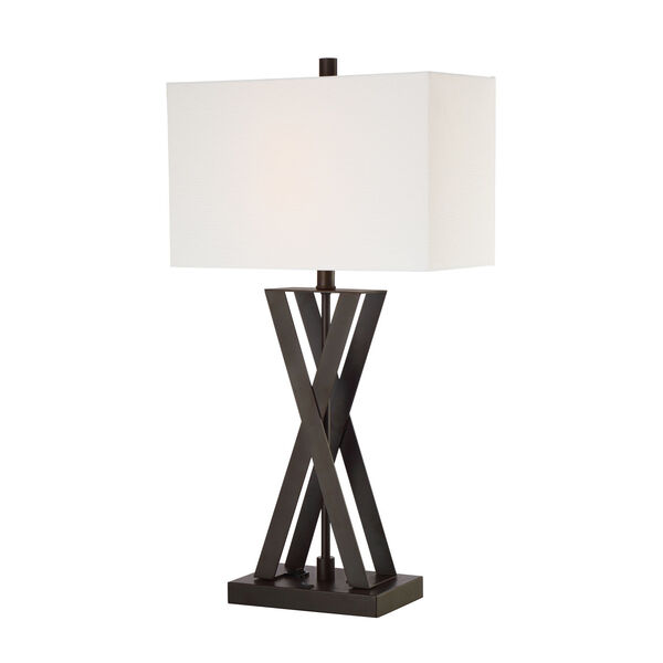 Fonda Dark Bronze One-Light Table Lamp, image 1