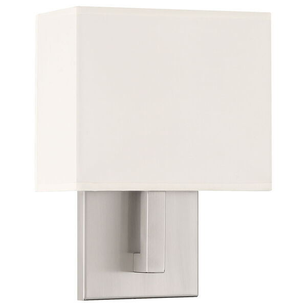 Mid Town Silver Rectangular One-Light LED Wall Sconce, image 6
