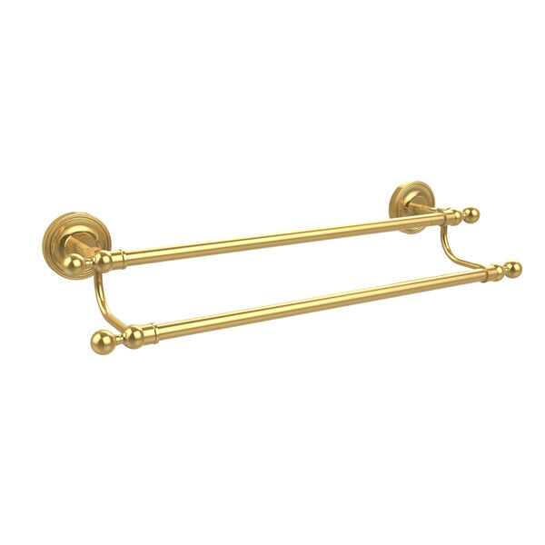 Regal Collection 24 Inch Double Towel Bar, Polished Brass, image 1