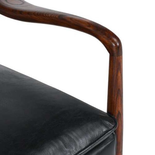 Finley Black and Brown Club Chair, image 6