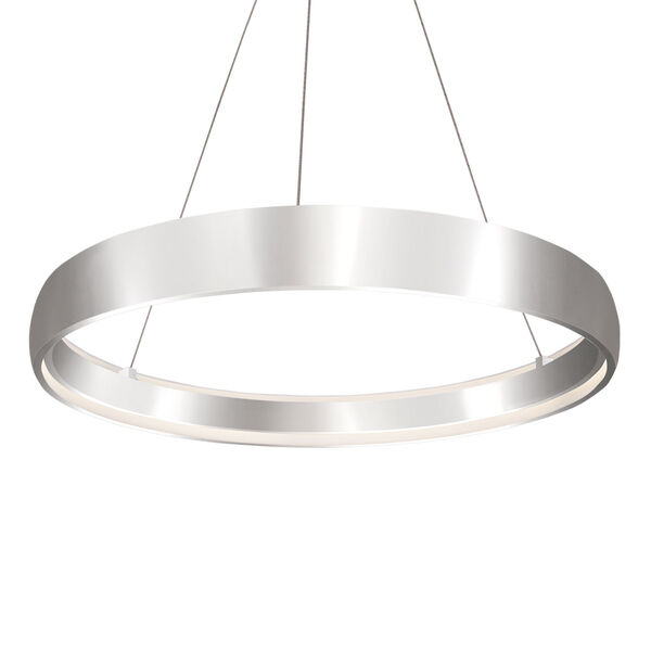 Halo Silver 35-Inch One-Light LED Pendant, image 1
