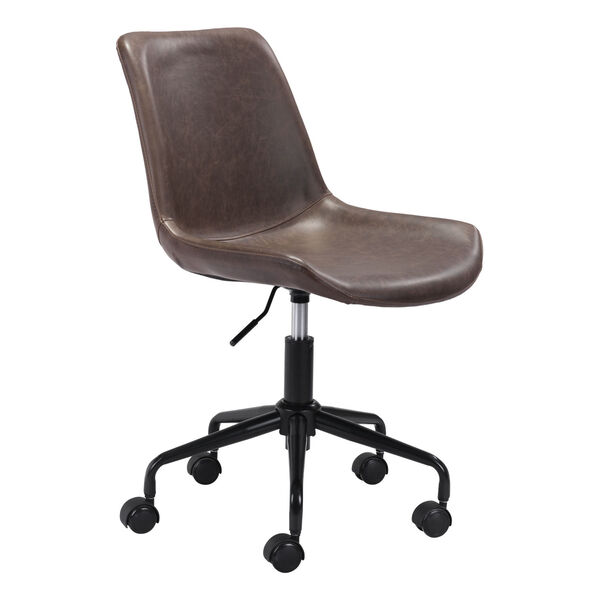 Byron Brown and Black Office Chair, image 1