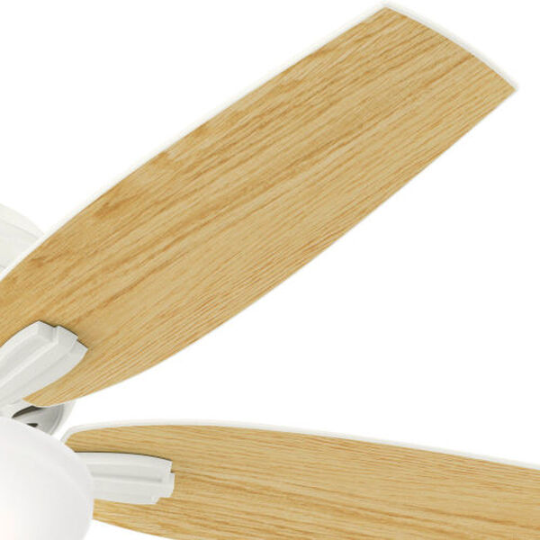 Newsome White 52-Inch Two-Light Fluorescent Ceiling Fan, image 8