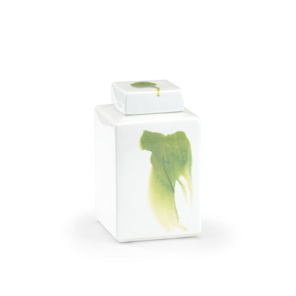 Green and White Jizhou Vase, image 1