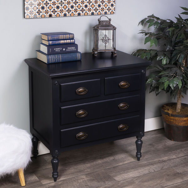 Easterbrook Black Drawer Chest, image 2