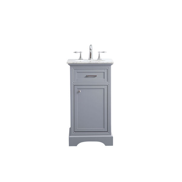 Americana Light Gray 19-Inch Vanity Sink Set, image 1