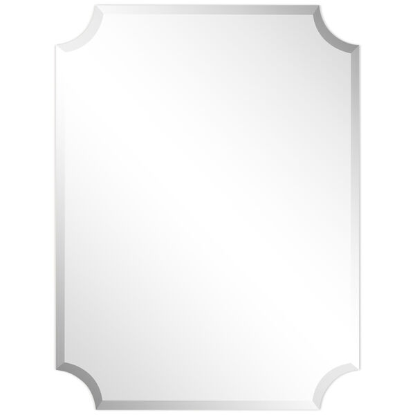 Frameless Clear 40 x 30-Inch Rectangle Wall Mirror, image 2
