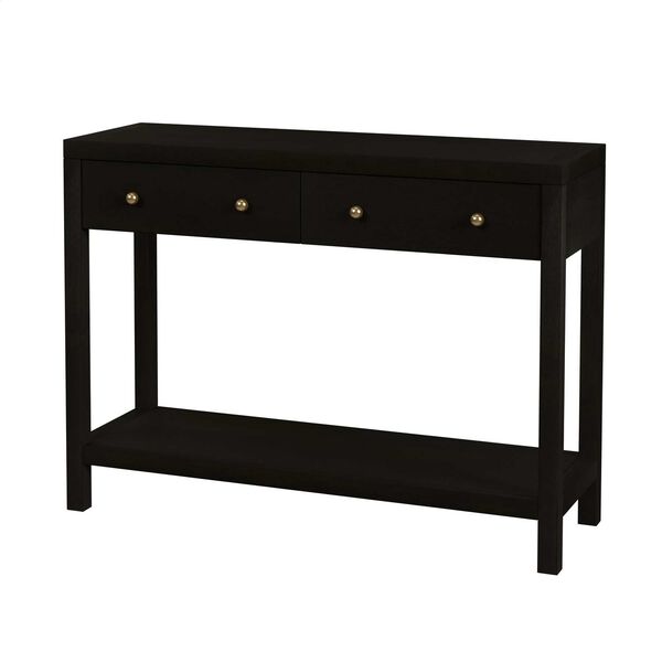 Celine Antique Coffee Two-Drawer Console Table, image 2
