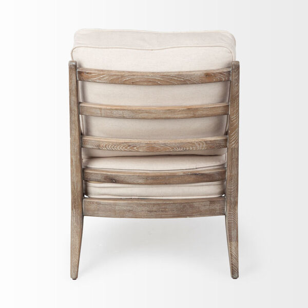 Harman II Off White and Ash Wood Arm Chair, image 5