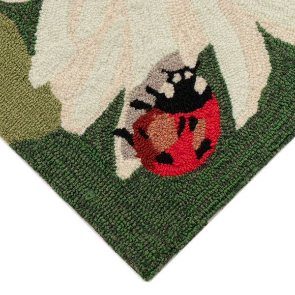 Liora Manne Frontporch Green 24 x 36 Inches Ladybugs Indoor/Outdoor Rug, image 3