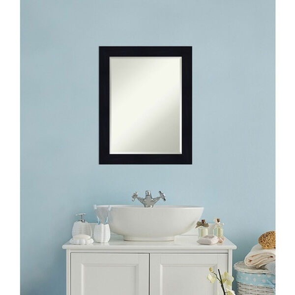 Shiplap Blue 22-Inch Bathroom Wall Mirror, image 4