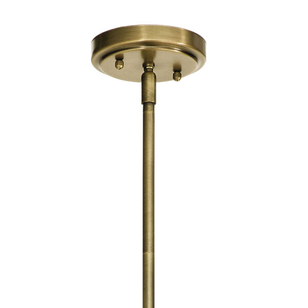 Everly Natural Brass 14-Inch One-Light Pendant, image 2