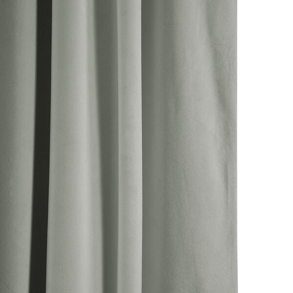 Reflection Gray Blackout Velvet Single Curtain Panel 50 x 108, image 16