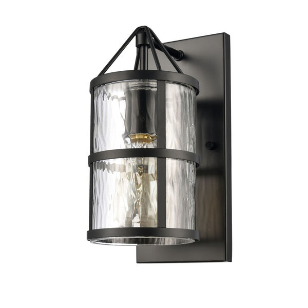Solace Matte Black One-Light Wall Sconce, image 6