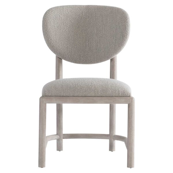 Trianon Light Gray Upholstered Back Side Chair, image 3