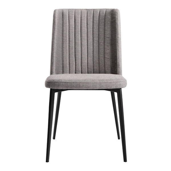 Maine Gray with Matte Black Dining Chair, Set of Two, image 2