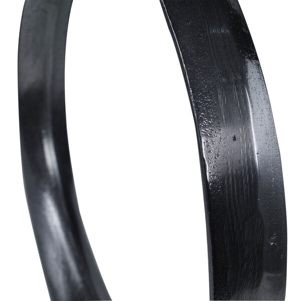 Orbits Black Ring Sculpture, Set of 2, image 4
