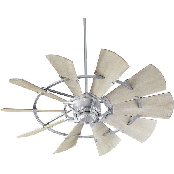 Windmill Galvanized  52-Inch Ceiling Fan, image 1