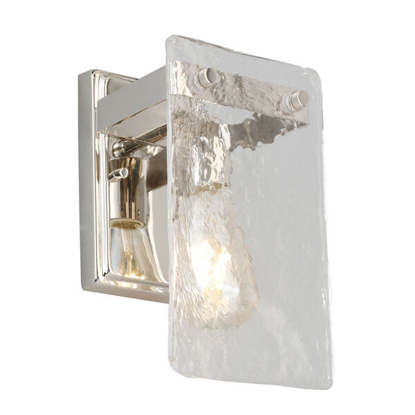 Wolter Polished Nickel One-Light Wall Sconce, image 1