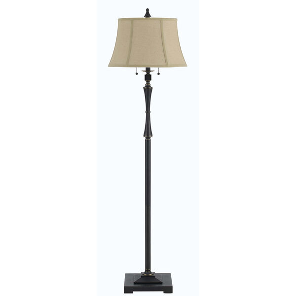 Madison Oil Rubbed Bronze Two-Light Floor Lamp, image 1