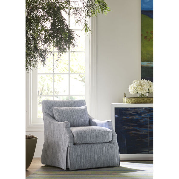 Margaux Gray Polyester Accent Chair, image 4