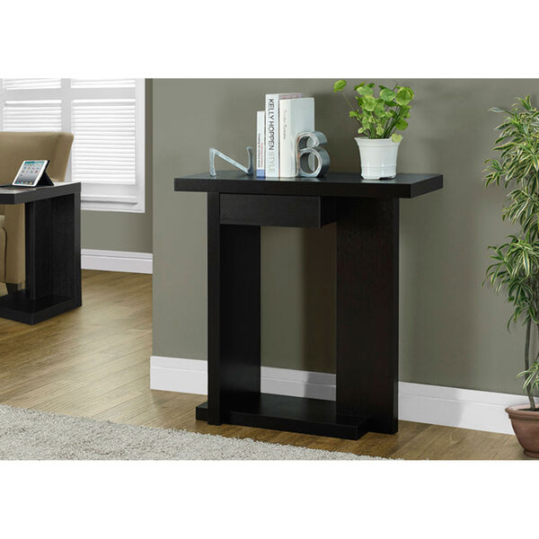 Cappuccino 32-Inch Accent Table, image 1