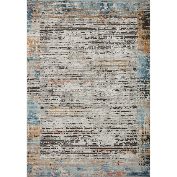 Bianca Ash Gray, Spice and Blue 9 Ft. 9 In. x 13 Ft. 6 In. Area Rug, image 1