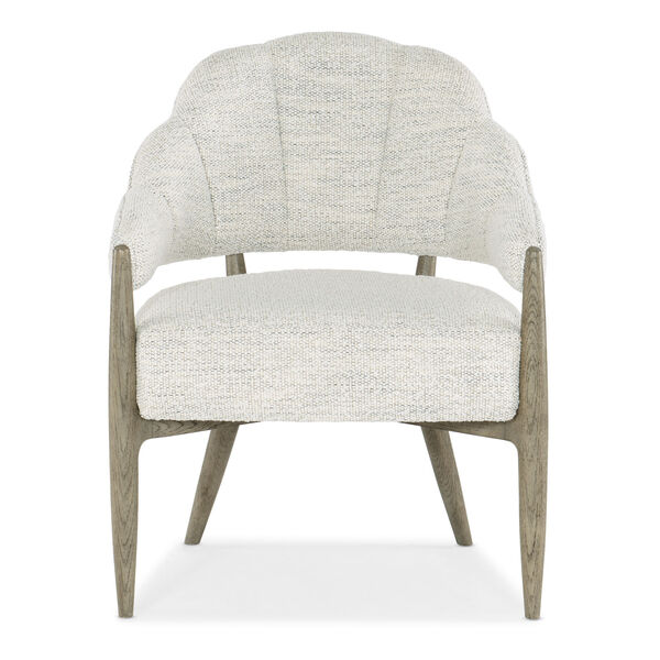 Linville Falls Bynum Bluff Off-White and Smoked Gray Accent Chair, image 4
