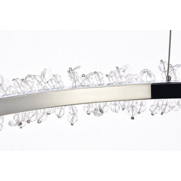 Laurel Chrome 26-Inch LED Chandelier with Royal Cut Clear Crystal, image 5