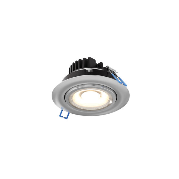 Satin Nickel LED 1130 Lumen Recessed Ceiling Light, image 1